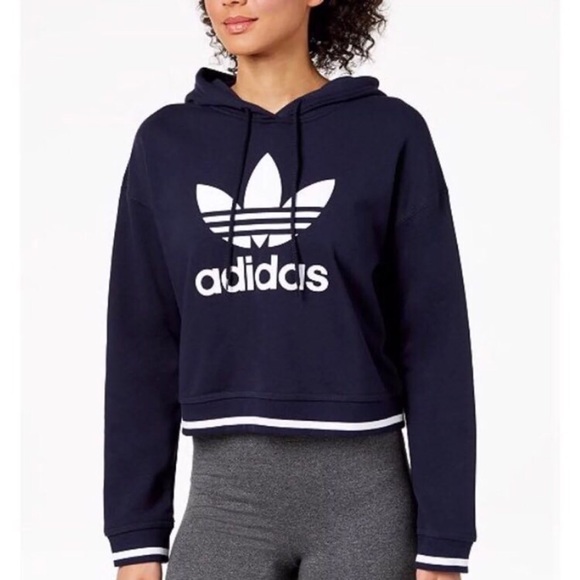 adidas Tops - Adidas Active Icons Cropped Hoodie